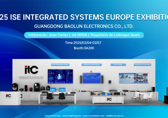 Experience Audiovisual Innovation with itc at the 2025 ISE Exhibition